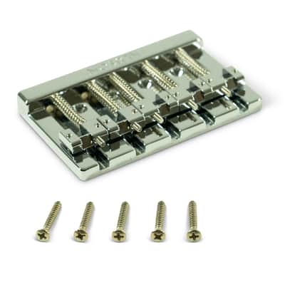 Kluson High Mass 5 String Bass Bridge Zinc Chrome KHMB5 C