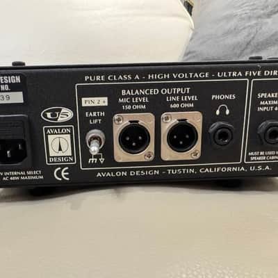 Avalon U5 Anniversary Edition Direct Box / Instrument Preamp 2010s - Black image 2