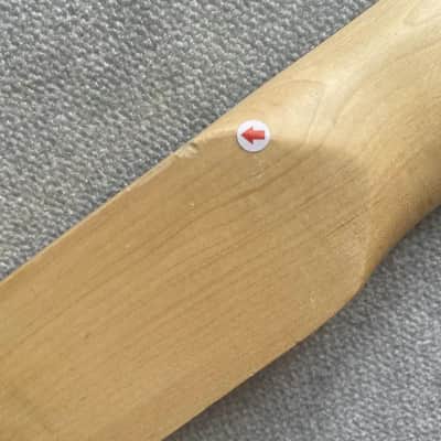 Black Maple Wood 4 String Jazz Bass Style Neck, Rosewood Fingerboard image 2