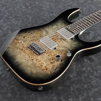 Ibanez RG Premium RG1121PB BCKB Charcoal Black Burst Electric Guitar RG1121 PB + GIG BAG image 2