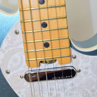 2017 Fender American Elite Telecaster Thinline Electric Guitar, Maple Fingerboard, Mystic Blue Ice w/ Case image 11