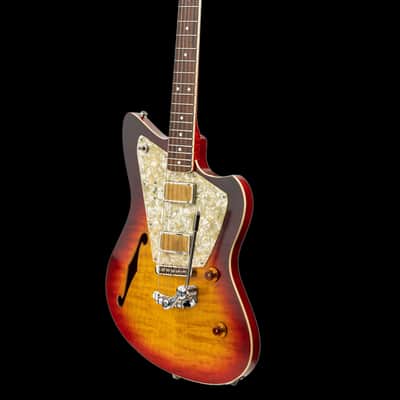 Rufini Guitars Montefalco Custom 2022 Sunburst w/ Quilted Maple Top, NEW (Authorized Dealer) image 9