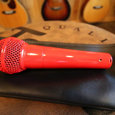 Shure SM58 Handheld Cardioid Dynamic Microphone - All Red Custom image 2