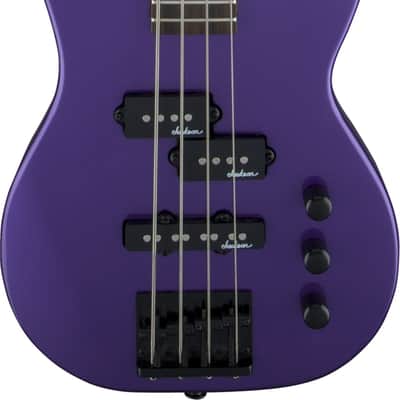 Jackson JS Series JS1X Concert Bass Minion 4-String Bass Guitar, Amaranth Fingerboard, Pavo Purple image 2