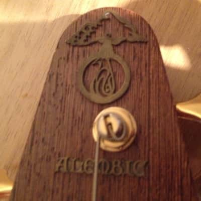 Alembic Epic 5 string Left Hand Bass Natural Wood Finish image 12