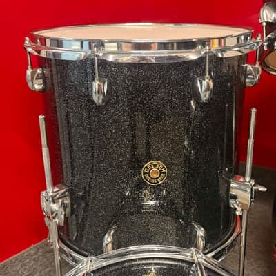 Gretsch Drum Set Catalina Maple 5 Piece Shell Pack w/ Snare Drum Black Stardust image 5