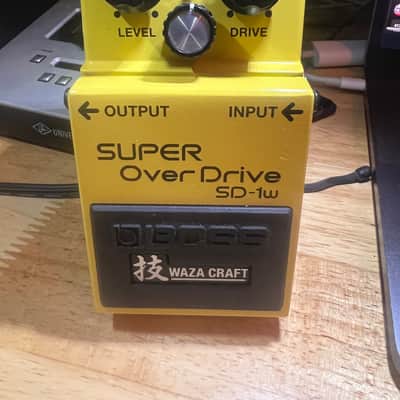 Boss SD-1W Super OverDrive Waza Craft 2015 - Present - Yellow