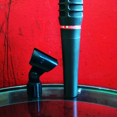 Vintage 1990's Audio-Technica ATM63HE dynamic hyper cardioid microphone w accessories Low Z # 1 image 12