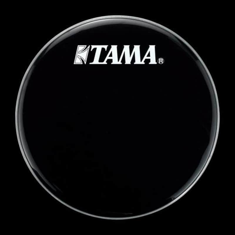 Tama Bass Drum Logo Head 22" Ebony for Superstar/Imperialstar image 1