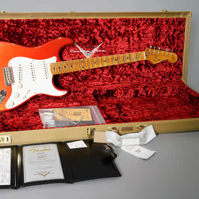 Fender Custom Shop '58 Stratocaster Relic 2023 - Faded Candy Apple Red image 11