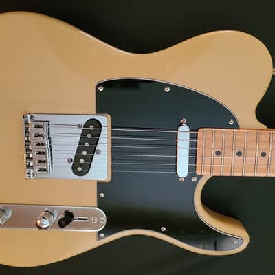 Tagima TW-55 T-Style Guitar with Maple Fretboard - Butterscotch w/GigBag image 3