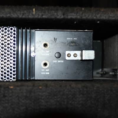 Vintage Ampeg B410 4x10 Combo 1973 black fuzzy NJ factory image 10