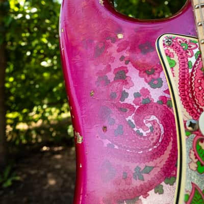 2018 Fender Custom Shop Limited Edition '68 Pink Paisley Relic Strat, Built By C.W. Fleming image 7