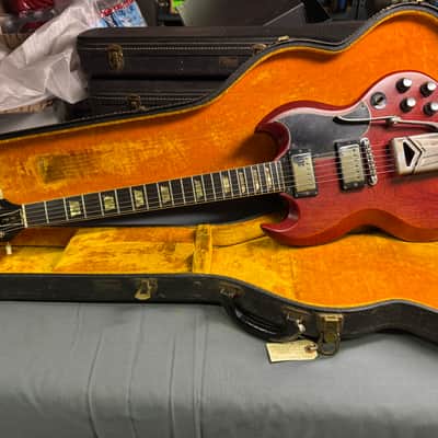 GIBSON LES PAUL/SG 1961 - Cherry  #31422 image 22