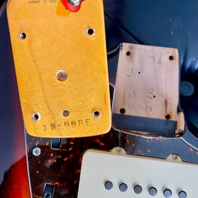 2010 Fender Jazzmaster JM 66 Sunburst Hepcat Pickups image 23