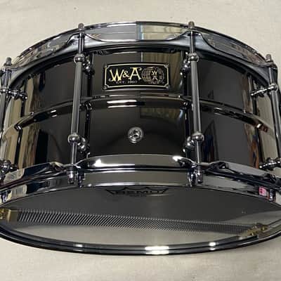 Walberg & Auge 6.5x14 Brass Snare Drum 2025 - Black Nickel image 2