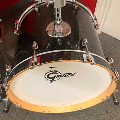 Gretsch Drum Set Catalina Maple 5 Piece Shell Pack w/ Snare Drum Black Stardust image 7