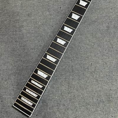 24.75 inch short scale maple electric guitar neck 22 fret black rosewood inlay image 7
