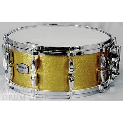 Yamaha Absolute Hybrid Maple 14x6 Snare Drum - Gold Champagne Sparkle - NEW (AMS-1460) image 1