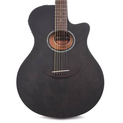 Yamaha APX600M Thinline Acoustic/Electric Guitar Smoky Black image 1
