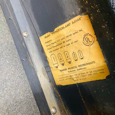 Fender Princeton: More saving. More doing. Indeed. 1965 Black image 6