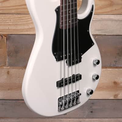 Yamaha BB235 5-String Bass Vintage  White image 2