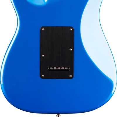 Fender American Ultra II Stratocaster HSS, Ebony Fingerboard, Noble Blue image 2