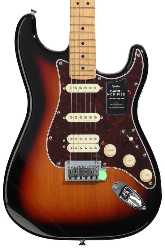 Fender Player II Modified Stratocaster HSS Electric Guitar - 3-tone Sunburst with Maple Fingerboard image 1