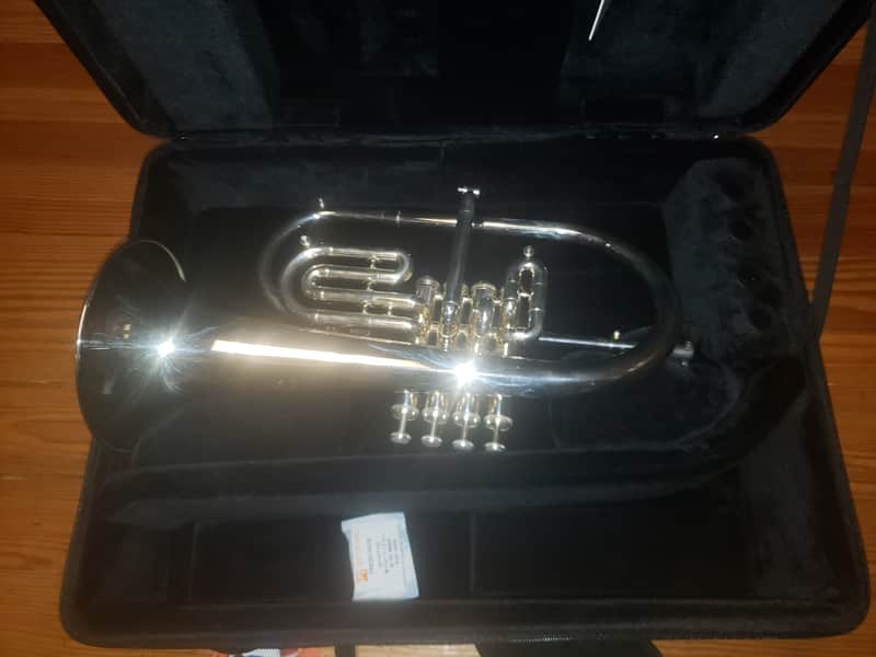 Getzen Eterna 896S Silver 4-Valve Flugelhorn W/ New ProTec Case! image 1