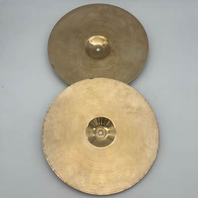 60s Paiste Formula 602 14" Hi-Hats (828g/870g) image 7