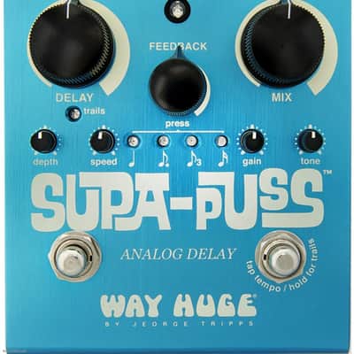 WAY HUGE WHE707 SUPA-PUSS Analog Delay Guitar Effect Pedal image 1
