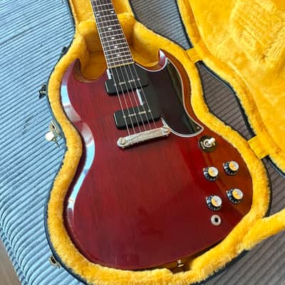 Gibson SG Special 63' Custom Shop Lightning Bar 2023 - Cherry Red image 1