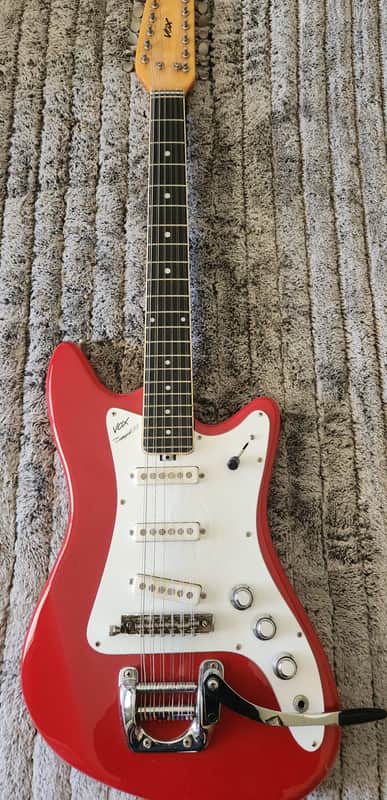 Vox Tempest 12 String 1966 - Red image 1