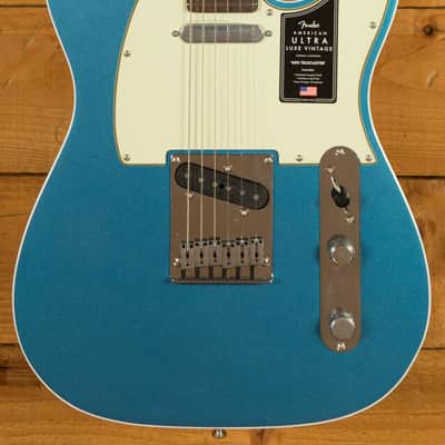 Fender American Ultra Luxe Vintage '60s Telecaster Custom - Rosewood - Lake Placid Blue image 10