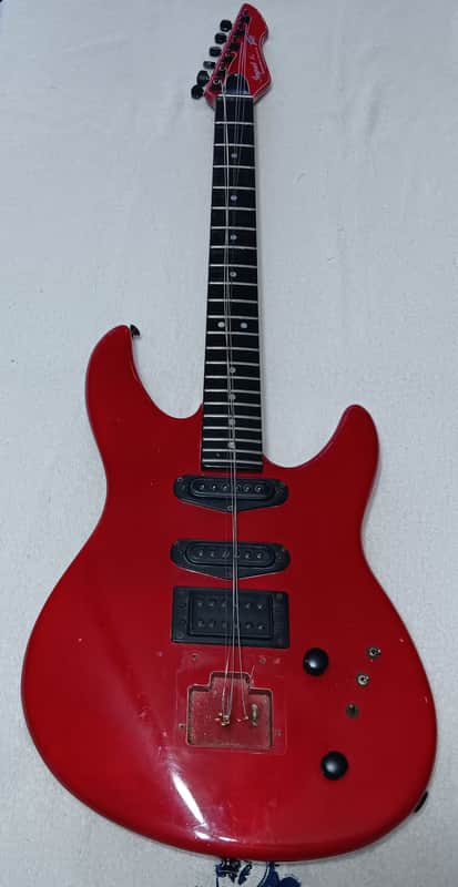 Peavey Inpact 1/no Kahler Tremolo 1985-1987 - Transparent Red image 1