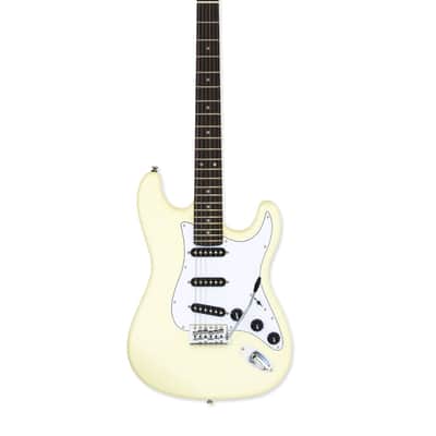 Aria Pro II Electric Guitar Vintage White STG-003SPL-VW image 1
