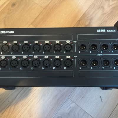 Allen & Heath AB-168 16-Channel Portable AudioRack Stage Box 2014 - Present - Black image 1