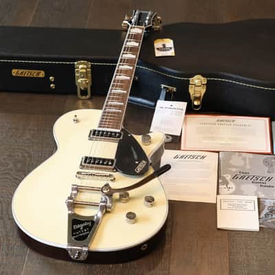 Unplayed! Gretsch G6128TDS-PE-LIV Player’s Edition Jet Lotus Ivory DS w/ Bigsby + COA OHSC (6033) image 1