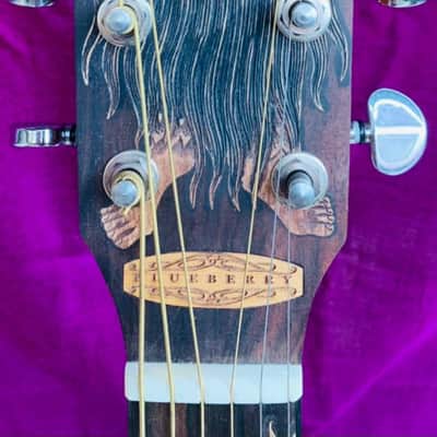 Blueberry Handmade Acoustic Guitar Dreadnought image 7