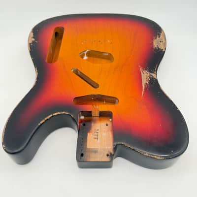 MJT Telecaster Body Alder Relic Nitro 3TS Light mjt6670 image 4