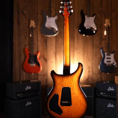 PRS DGT 10-Top Electric Guitar with Bird Inlays Tri Color Sunburst Korina Back, Flamed Maple Neck, Zirocote Fretboard 8394 image 14