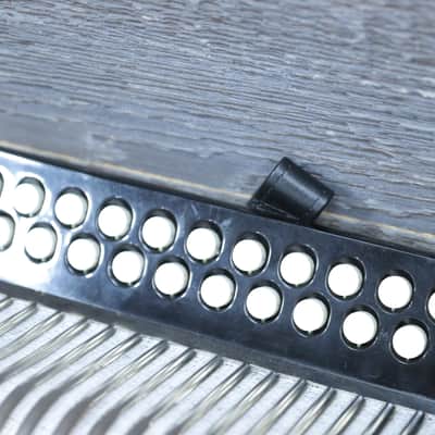 Hohner Erica 2-Row 8-Bass 21-Treble Button C-F Red Diatonic Accordion - Germany image 15