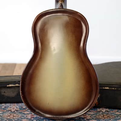 All Original 1931 National Triolian Resonator Guitar with Bull's Head Case image 9