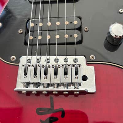 Charvel MyG Dinky Trans Red 1996 - Signed by Kyoji Yamamoto (VOW WOW / BOW WOW) - Fully Serviced image 3
