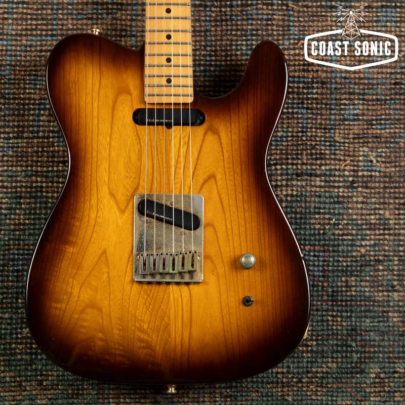 1992 Fernandes TE-85 Telecaster Active Pickups made in Japan Rare Brown Burst Finish image 1