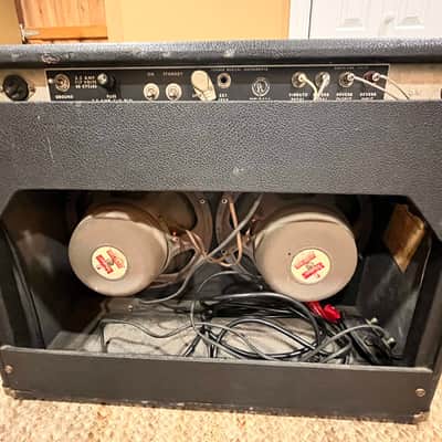 Fender Twin Reverb "Drip Edge" 2-Channel 100-Watt 2x12" Guitar Combo 1968 - 1969 - Silverface image 5