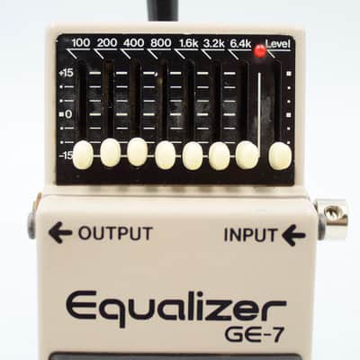 Boss GE-7 Equalizer Black Label 1994 Made in Taiwan ACA Guitar Effect Pedal BG18146 image 3