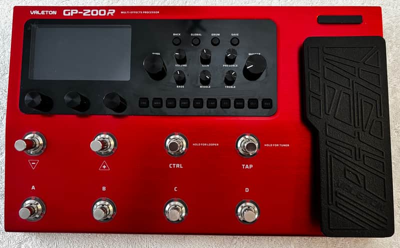 Valeton GP-200R Multi-Effects Processor 2022 - Red