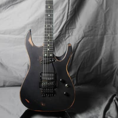 1989 Kramer ProAxe Standard Distressed Matte Black SEE DESCRIPTION image 1