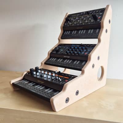 Behringer  Pro VS Phara O JT Mini synthesizer wooden MDF triple stand Pro VS Phara O JT Mini image 2